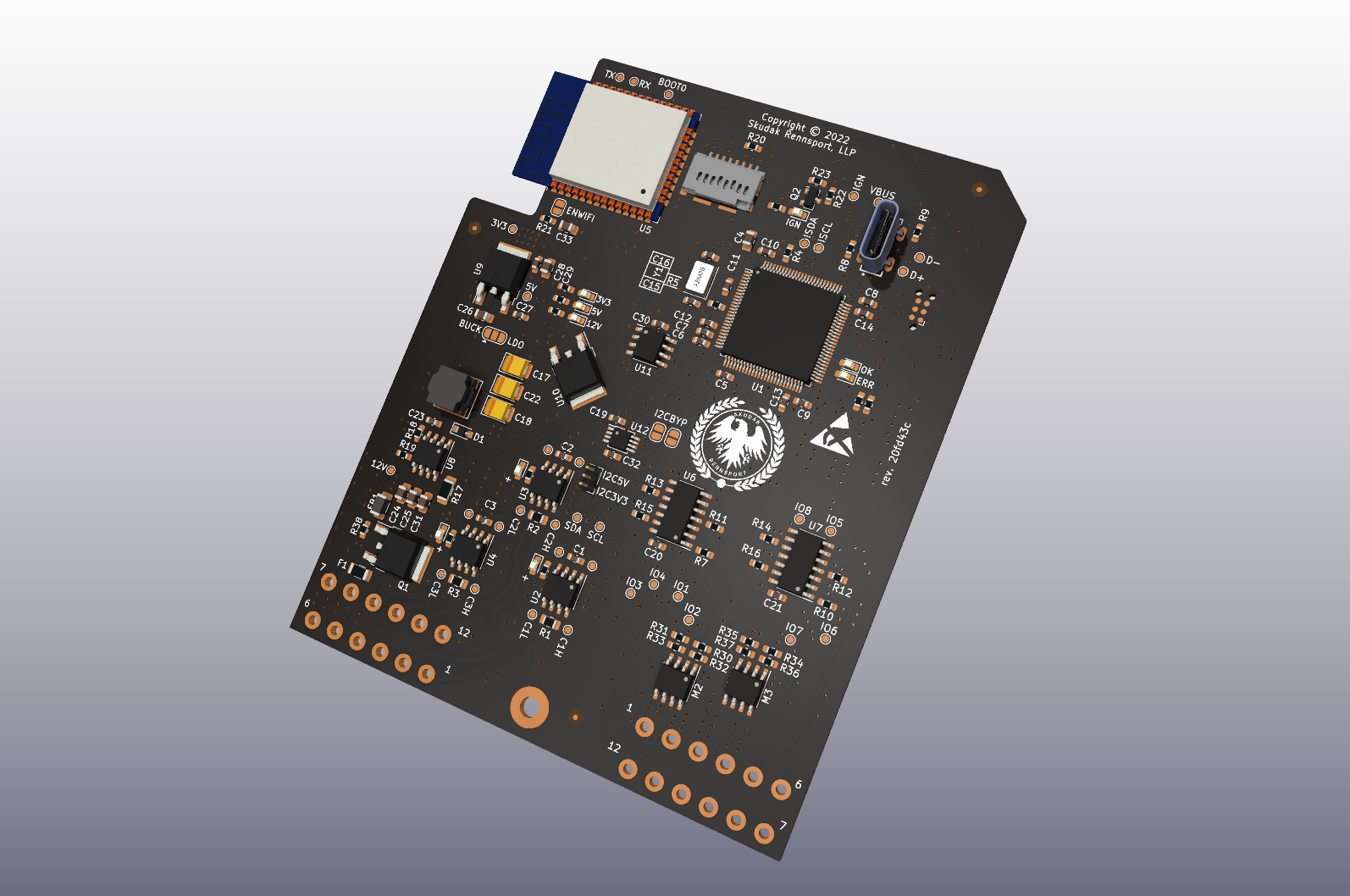 Skudak VCU Circuit Board